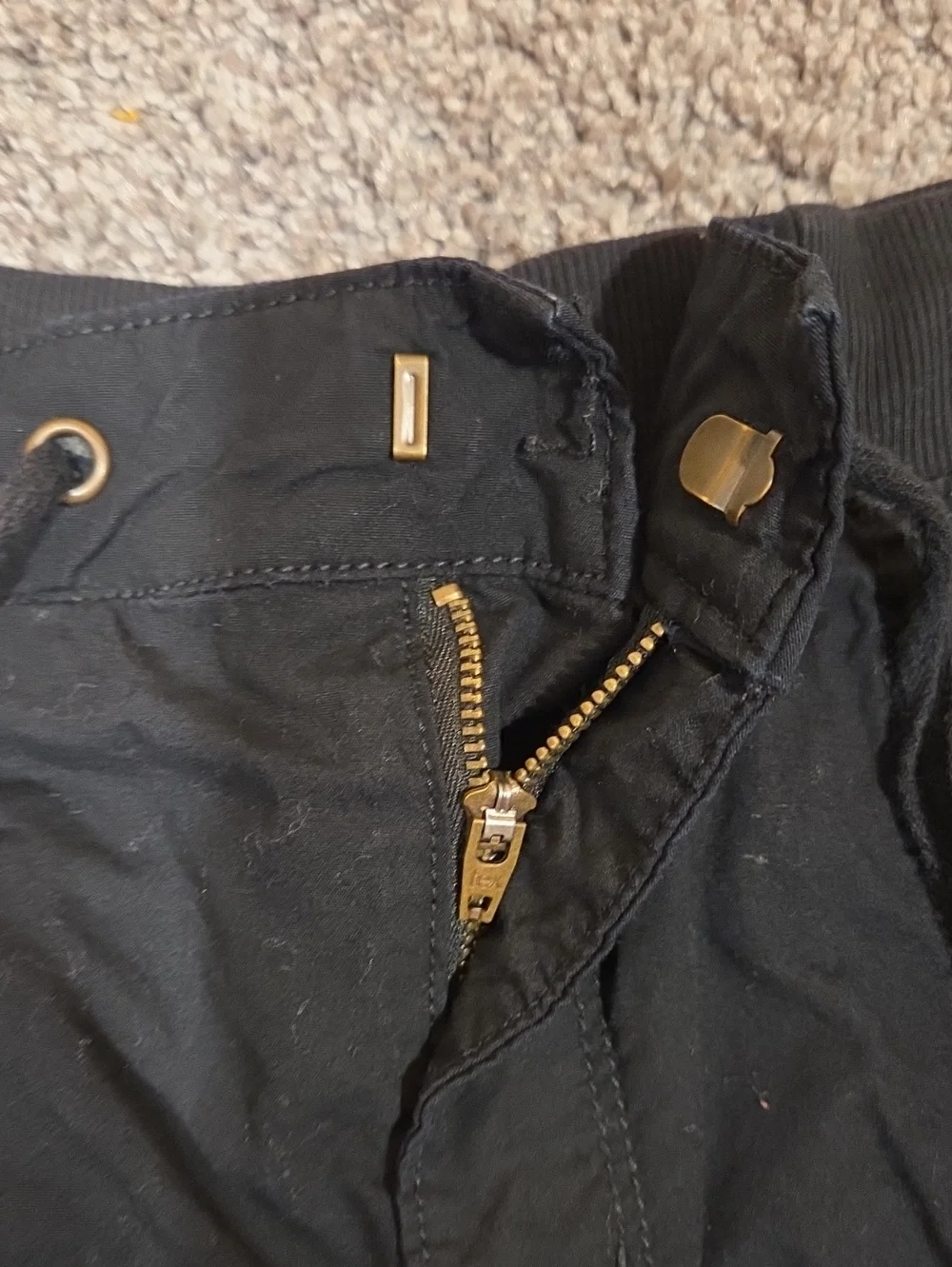 ☀️St John's Bay Black Cotton Shorts Size 14